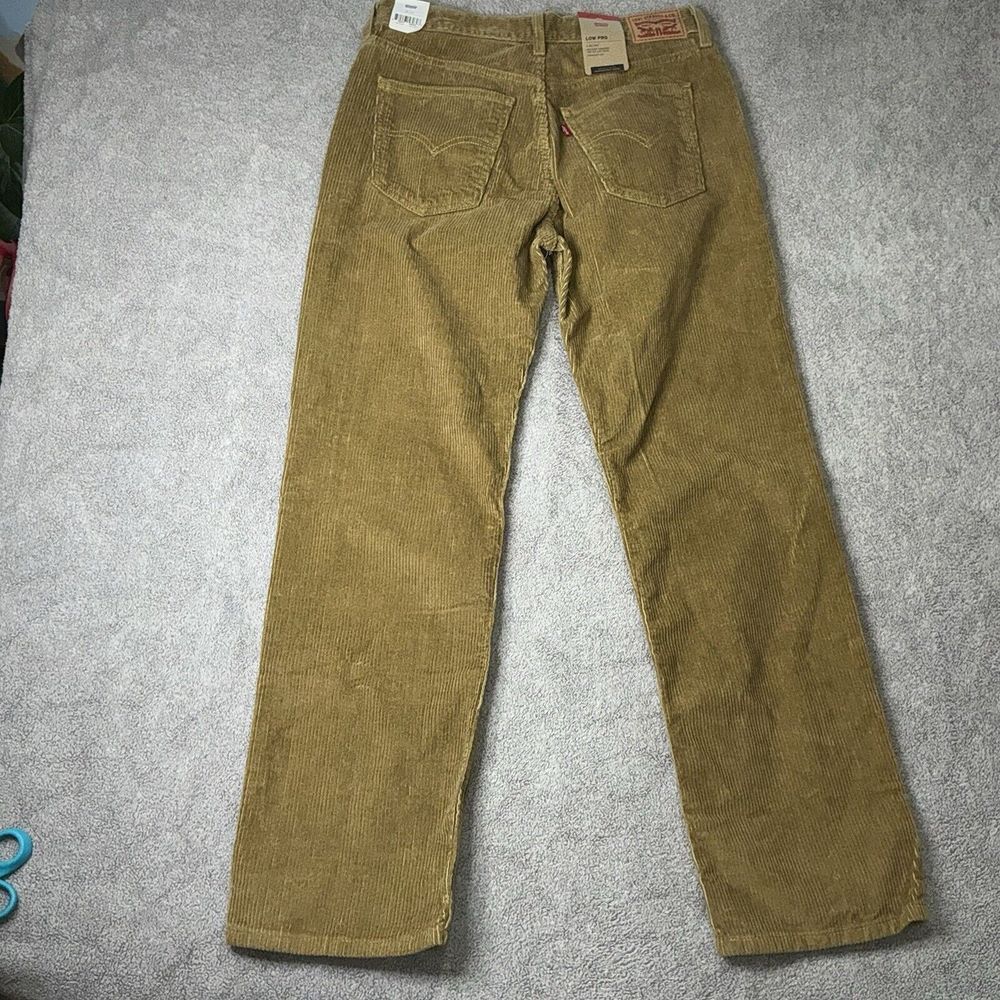 Levis 314 NWT Women 28x30 Shaping Straight Brown Corduroy Stretch Pants Mid Rise - Picture 5 of 8